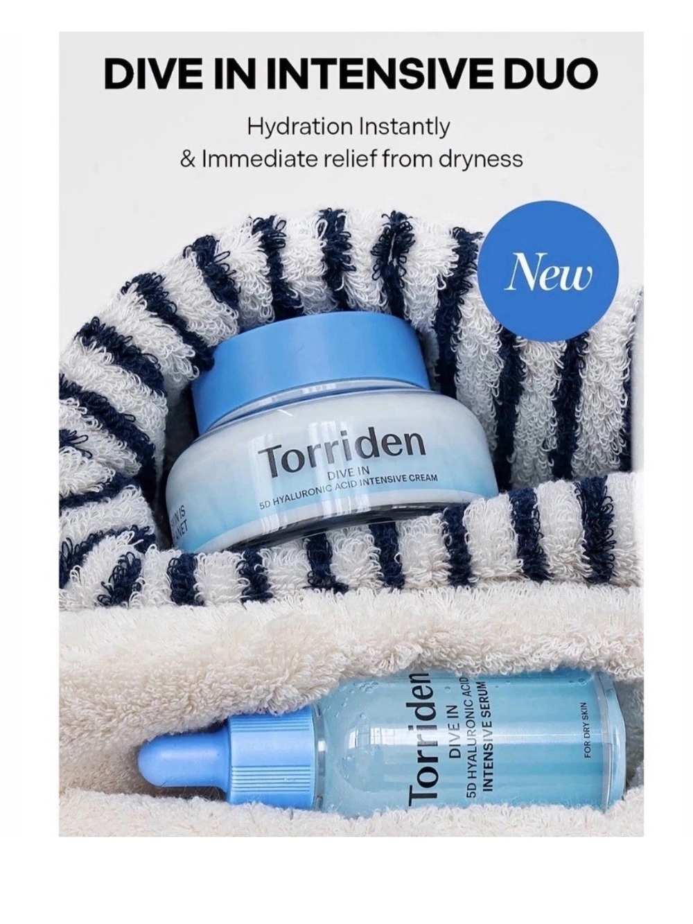 TORRIDEN DUO Dive In Soothing Cream & Serum Set